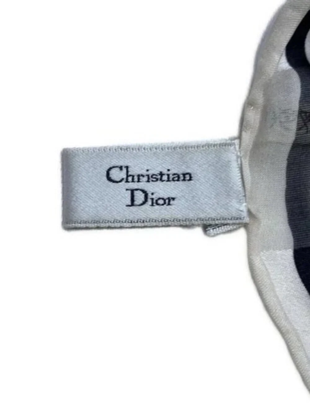 DIOR/ChristianDior - Black White Scarf